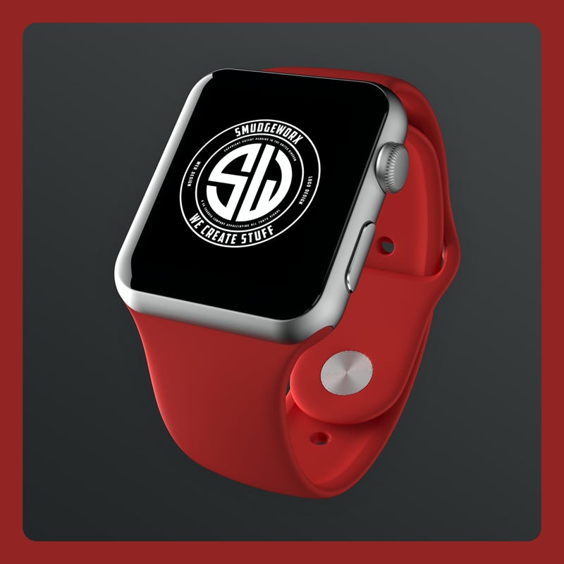 SmudgeWorx iWatch Mock Up - Social Media Post