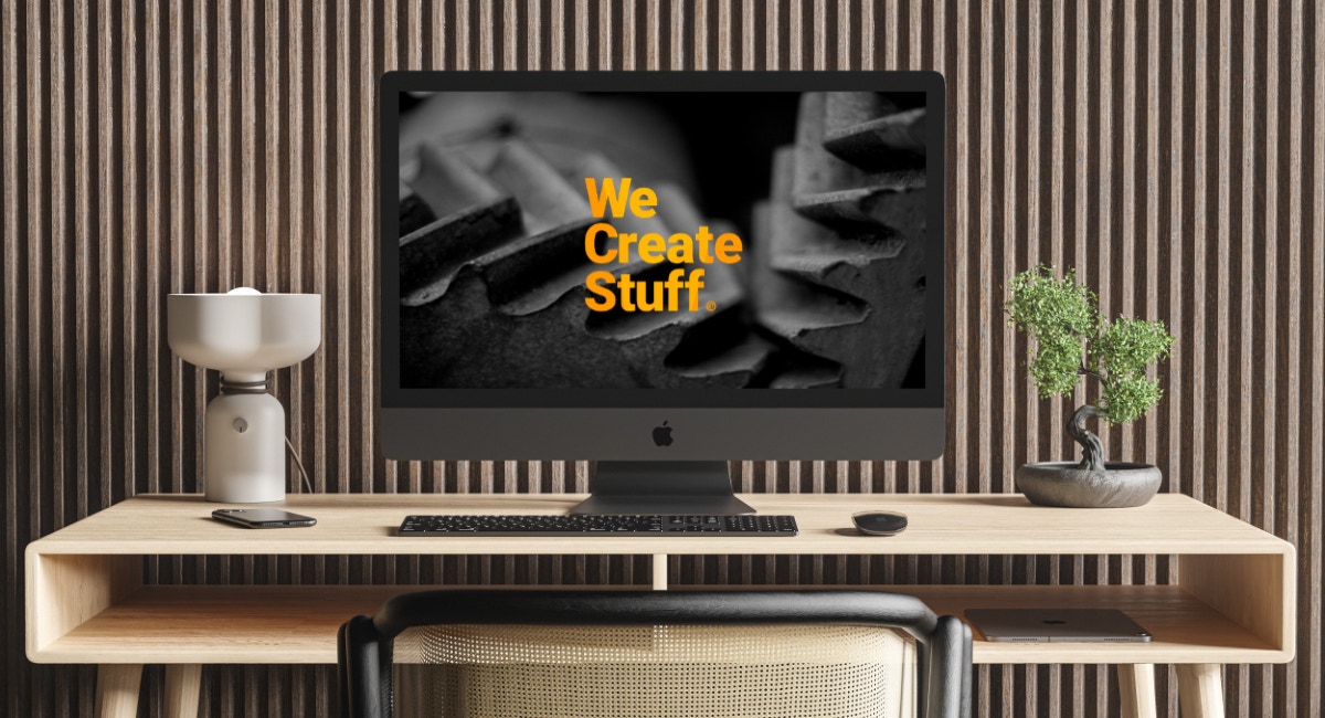 We Create Stuff - Computer Mock Up Design